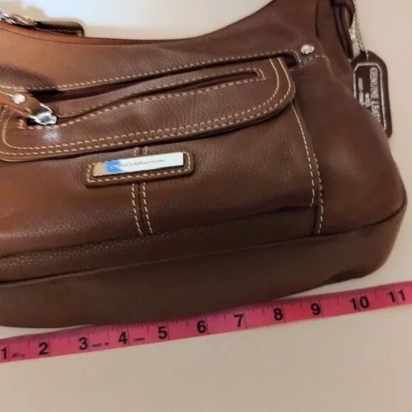 Croft & Barrow Leather Hobo Shoulder Bag - Picture 13 of 15